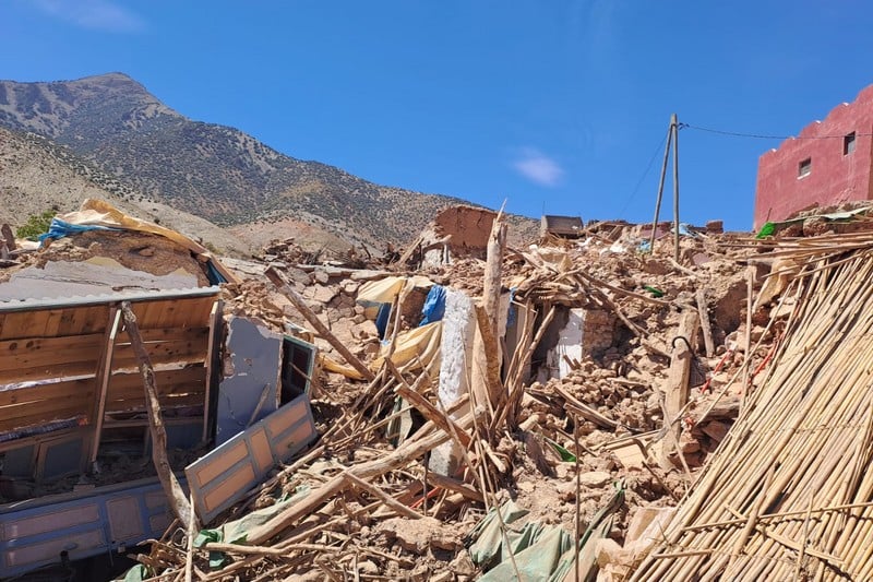 زلزال الحوز: إنقاذ 5 رعاة كانوا محاصرين في منطقة جبلية بالاستعانة بطائرة بدون طيار