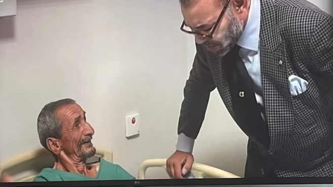 زلزال الحوز:  الملك محمد السادس يتفقد المصابين ويتبرع بالدم [صور+ فيديو]